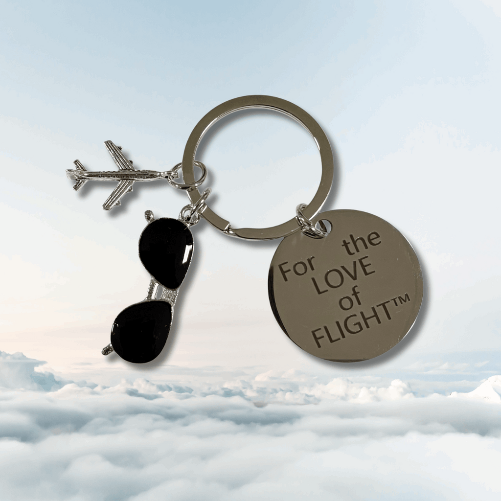 AL22D®  FOR THE LOVE OF FLIGHT KEYCHAINS