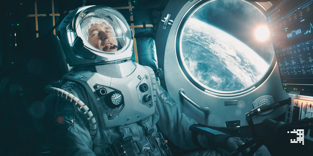 NASA Astronaut Space Exploring Adventure Aerospace Fearless