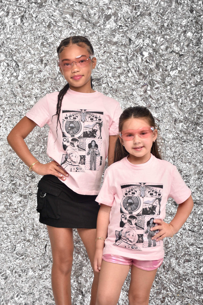 RISE GRAPHIC TEE FOR GIRLS