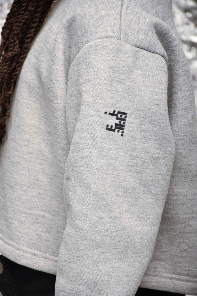W-STEALTH CROPPED HOODIE (KIDS)