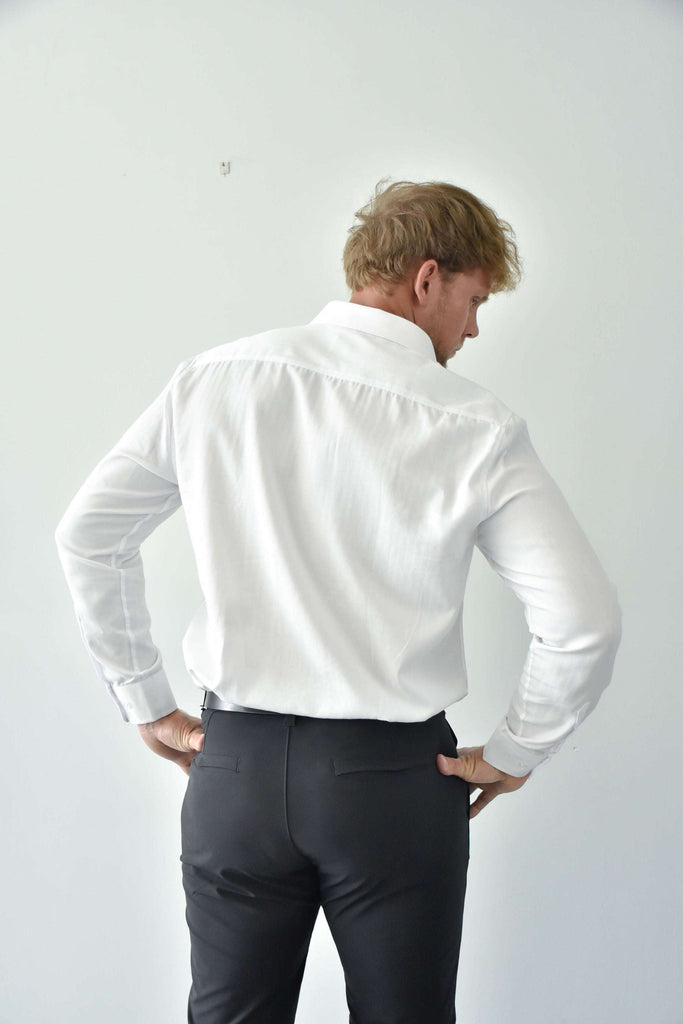 DECODER ATHLETIC FIT DRESS SHIRT Cirrus White / S DECODER ATHLETIC FIT DRESS SHIRT Cirrus White / S