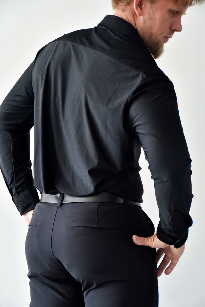 FLAT TERRAIN ATHLETIC FIT DRESS SHIRT